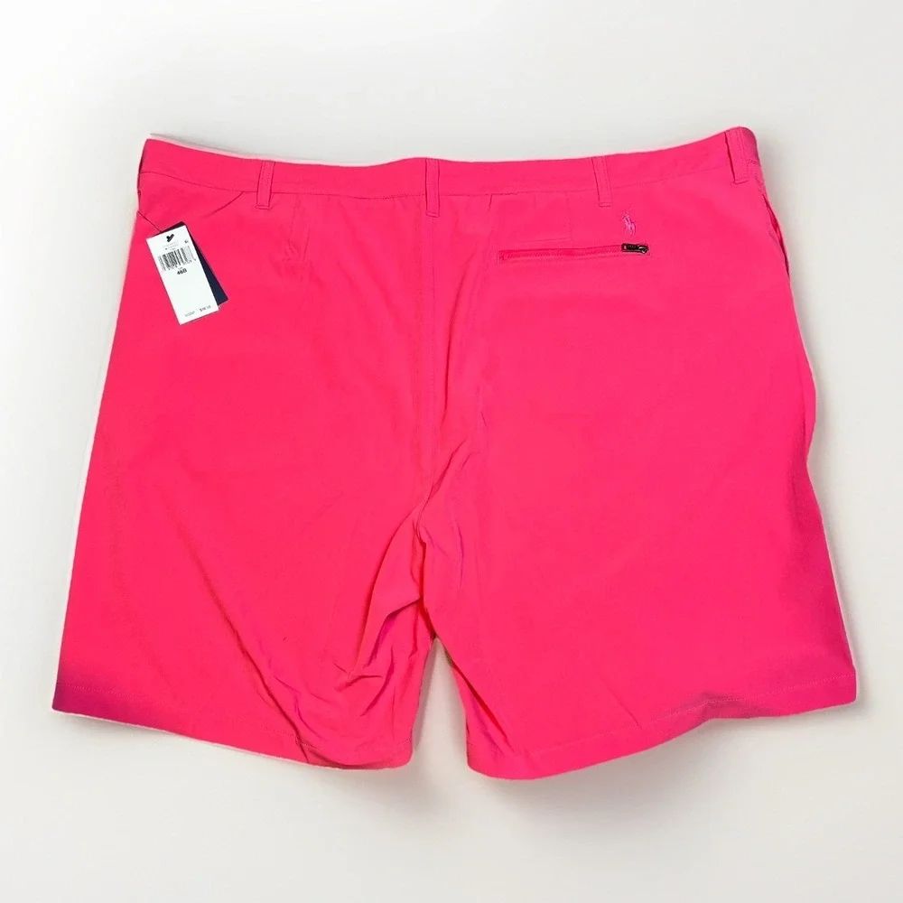 Polo RALPH LAUREN Men's NWT Classic  Stretch Performance Golf Shorts 46B Pink